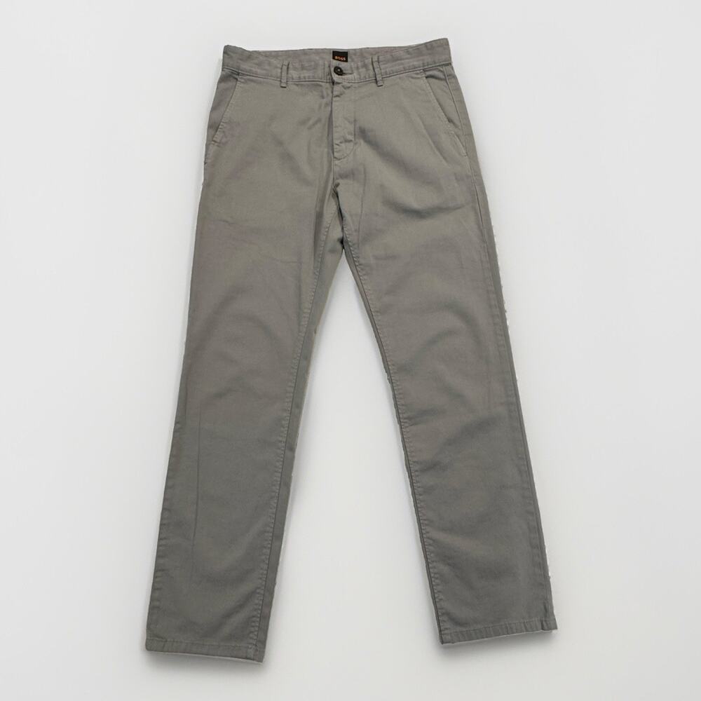 Boss Men’s Gray Chino Slim Fit Pants Size 32x29